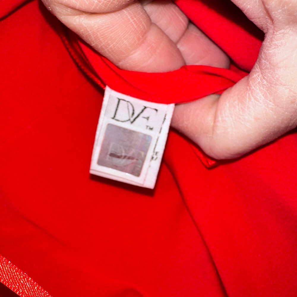 Diane Von Furstenberg π Bevin 3/4 Sleeve Dress, Red, Size 0. Never Worn. - Picture 9 of 9